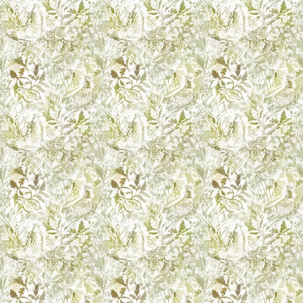 yellow animal cotton fabric from Voyage Maison