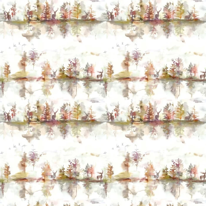 Wilderness Fabric - Plum Linen swatch