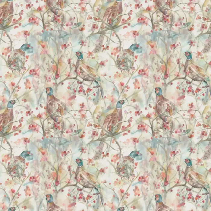 Blackberry Row Fabric - Cream swatch