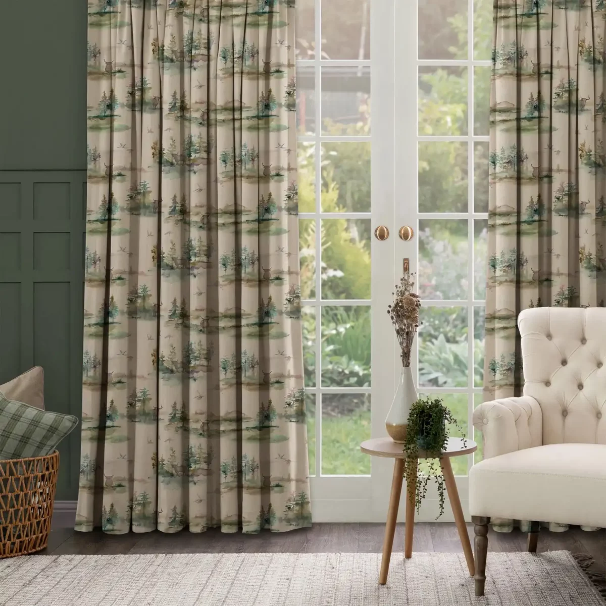Caledonian Forest Fabric - Topaz by Caledonian Forest Fabric - Topaz from