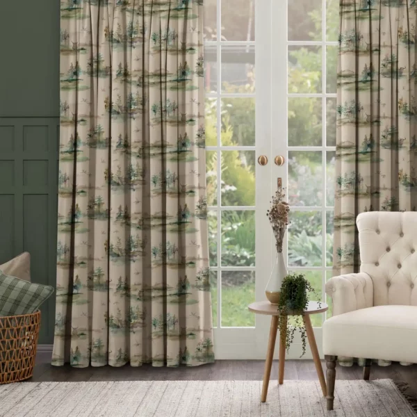 Caledonian Forest Fabric - Topaz by Caledonian Forest Fabric - Topaz from