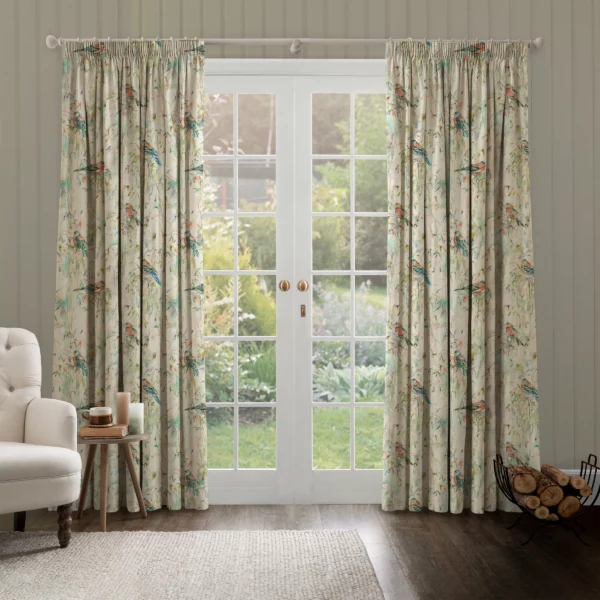 Chaffinch Fabric - Linen by Chaffinch Fabric - Linen from