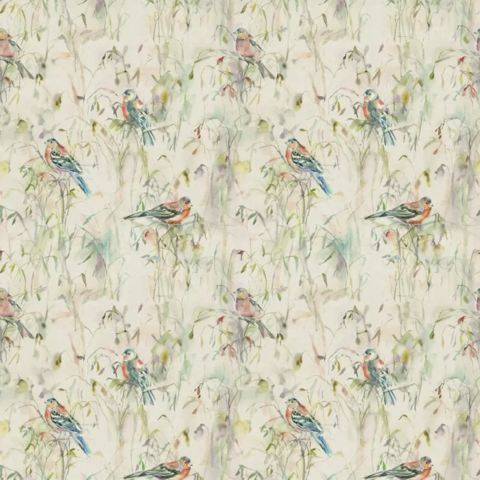 Chaffinch Fabric - Linen swatch