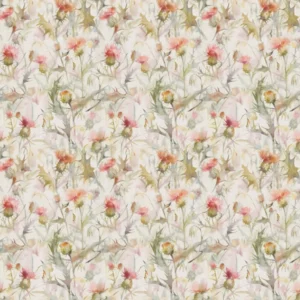 multicolour botanical cotton fabric from Voyage Maison