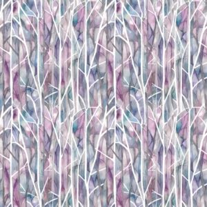 multicolour botanical printed fabric from Voyage Maison