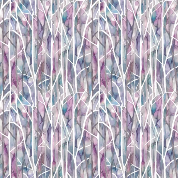 multicolour botanical printed fabric from Voyage Maison