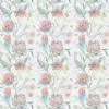 multicolour botanical printed fabric from Voyage Maison