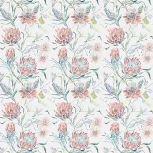 multicolour botanical printed fabric from Voyage Maison