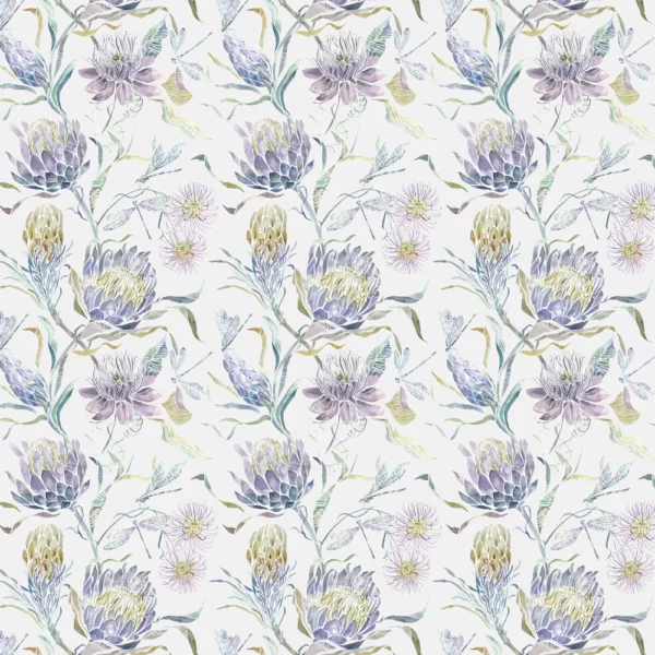 multicolour botanical printed fabric from Voyage Maison