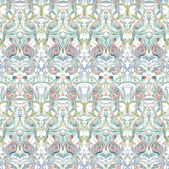 Netherton Fabric - Pomegranate swatch