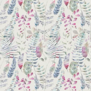 multicolour botanical printed fabric from Voyage Maison