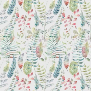 multicolour botanical printed fabric from Voyage Maison