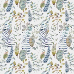 multicolour botanical printed fabric from Voyage Maison