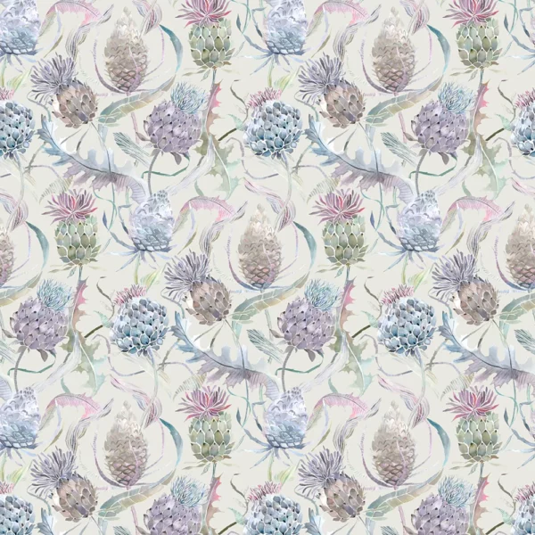 multicolour botanical printed fabric from Voyage Maison