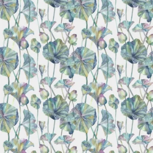 blue botanical printed fabric from Voyage Maison