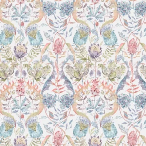 multicolour botanical printed fabric from Voyage Maison