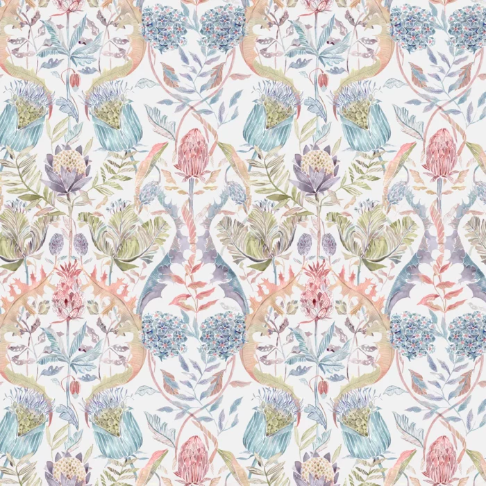 Colscott Fabric - Pomegranate swatch