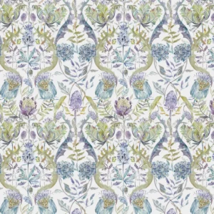 multicolour botanical printed fabric from Voyage Maison