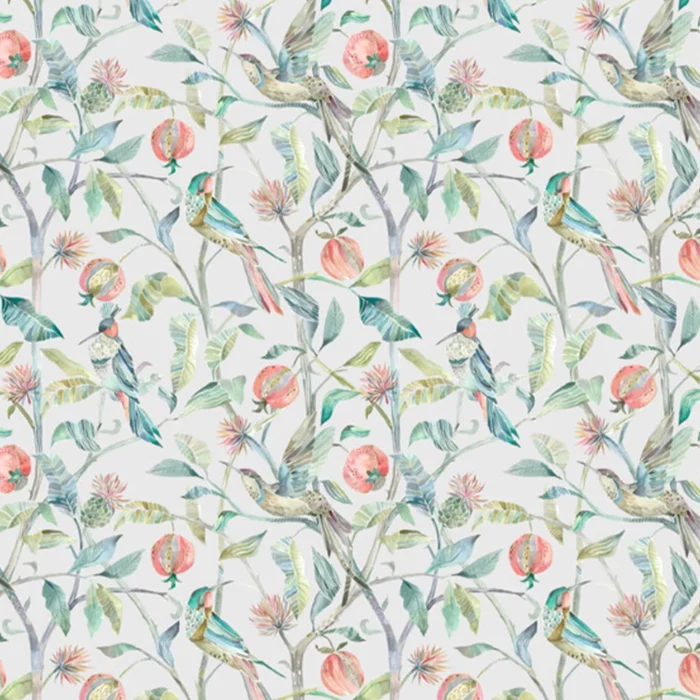 Colyford Fabric - Pomegranate swatch