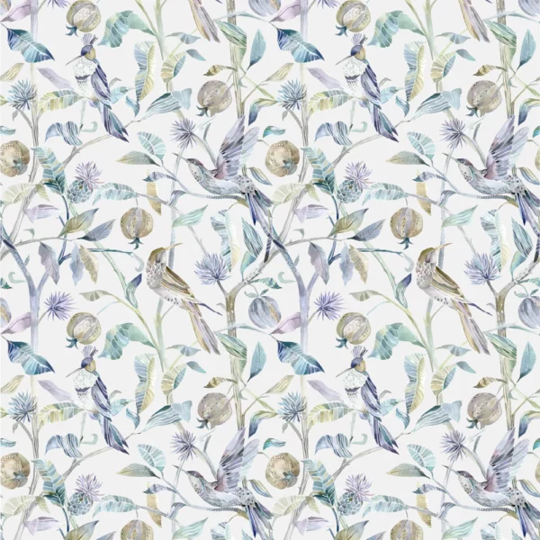Colyford Fabric - Skylark by multicolour animal printed fabric from Voyage Maison