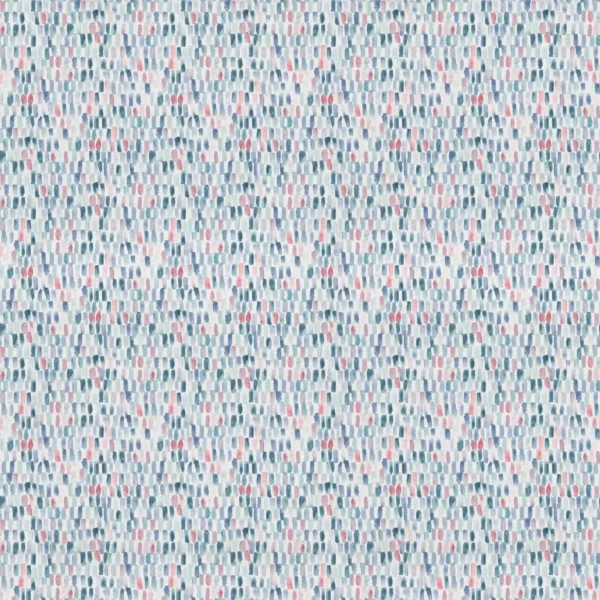blue spotted cotton fabric from Voyage Maison