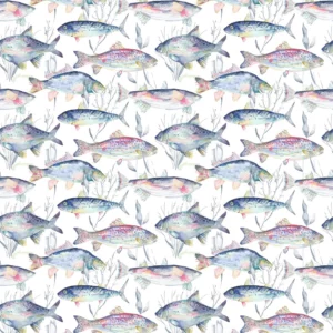 multicolour animal cotton fabric from Voyage Maison