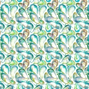 green animal cotton fabric from Voyage Maison
