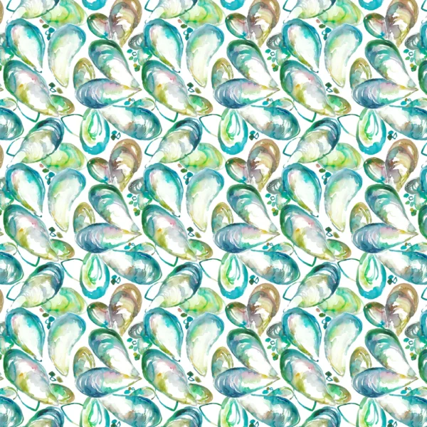 green animal cotton fabric from Voyage Maison