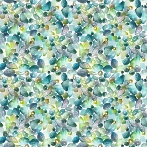 green misc cotton fabric from Voyage Maison