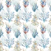 multicolour botanical cotton fabric from Voyage Maison
