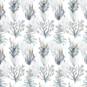 multicolour botanical cotton fabric from Voyage Maison