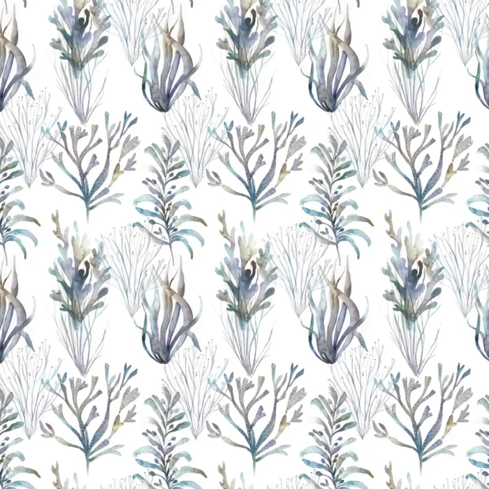Coral Reef Fabric - Slate swatch