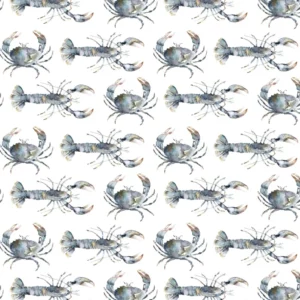 black-grey animal cotton fabric from Voyage Maison