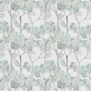 green botanical printed fabric from Voyage Maison