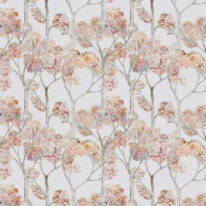 orange botanical printed fabric from Voyage Maison