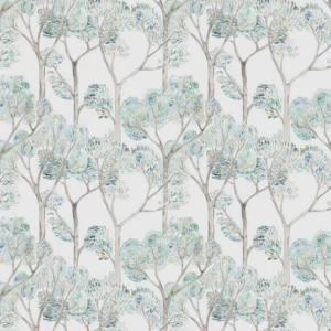 green botanical printed fabric from Voyage Maison