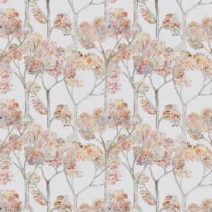 orange botanical printed fabric from Voyage Maison