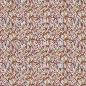 orange botanical printed fabric from Voyage Maison