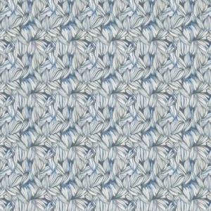 blue botanical printed fabric from Voyage Maison