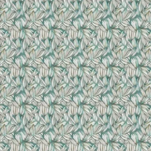 green botanical printed fabric from Voyage Maison