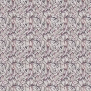 purple botanical printed fabric from Voyage Maison