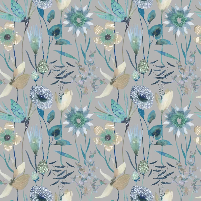 Oceania Fabric - Mineral swatch