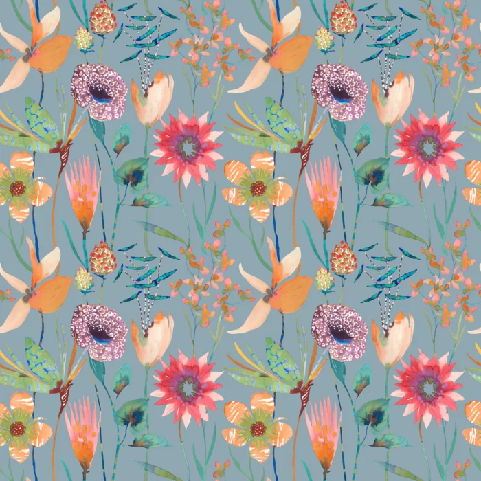 Oceania Fabric - Robins Egg swatch