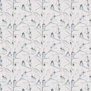 blue botanical printed fabric from Voyage Maison
