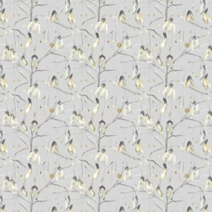 green botanical printed fabric from Voyage Maison
