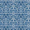 blue traditional velvet-chenille fabric from Voyage Maison