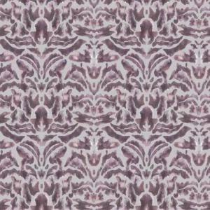 purple traditional velvet-chenille fabric from Voyage Maison