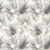 black-grey botanical printed fabric from Voyage Maison