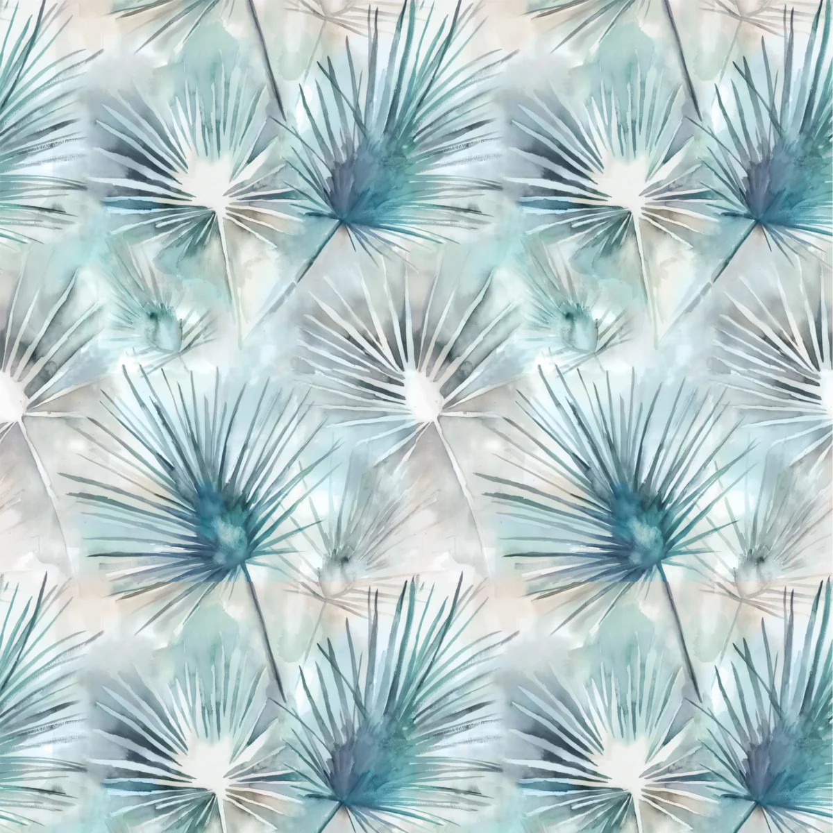 Amida Fabric - Cobalt by blue botanical printed fabric from Voyage Maison