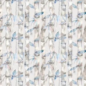 blue botanical printed fabric from Voyage Maison